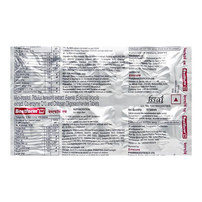 BESTFORM M Tablet 10's - Global Surgicals