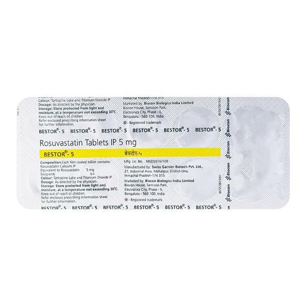 Bestor 5mg Tablet 10'S - Global Surgicals