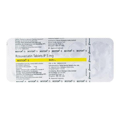 Bestor 5mg Tablet 10'S - Global Surgicals