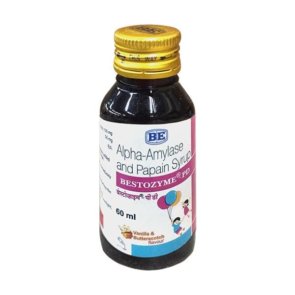 BESTOZYME PD VANILLA & BUTTERSCOTCH FLAVOUR Syrup 60ml - Global Surgicals