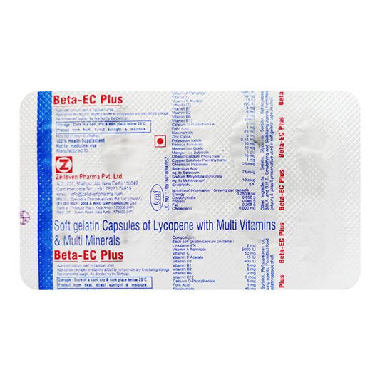 Beta EC Plus Capsule 10'S - Global Surgicals