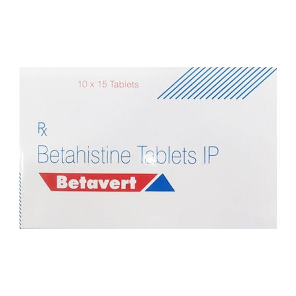 BETAVERT 8 Tablet 15's - Global Surgicals
