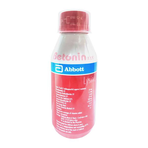 BETONIN AST NO ADDED SUGAR Syrup 225ml - Global Surgicals