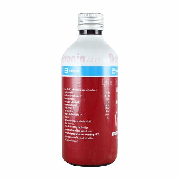 BETONIN AST SUGAR FREE Syrup 210ml - Global Surgicals