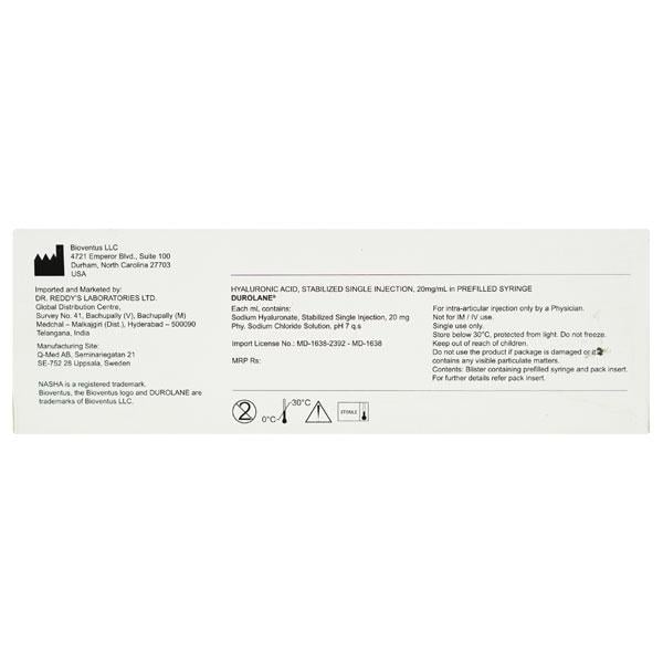 Durolane Injection(Pfs) 3ml