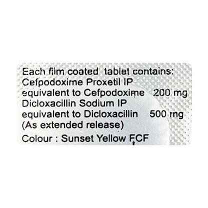 Zedocef Dxl 200mg Tablet 10'S