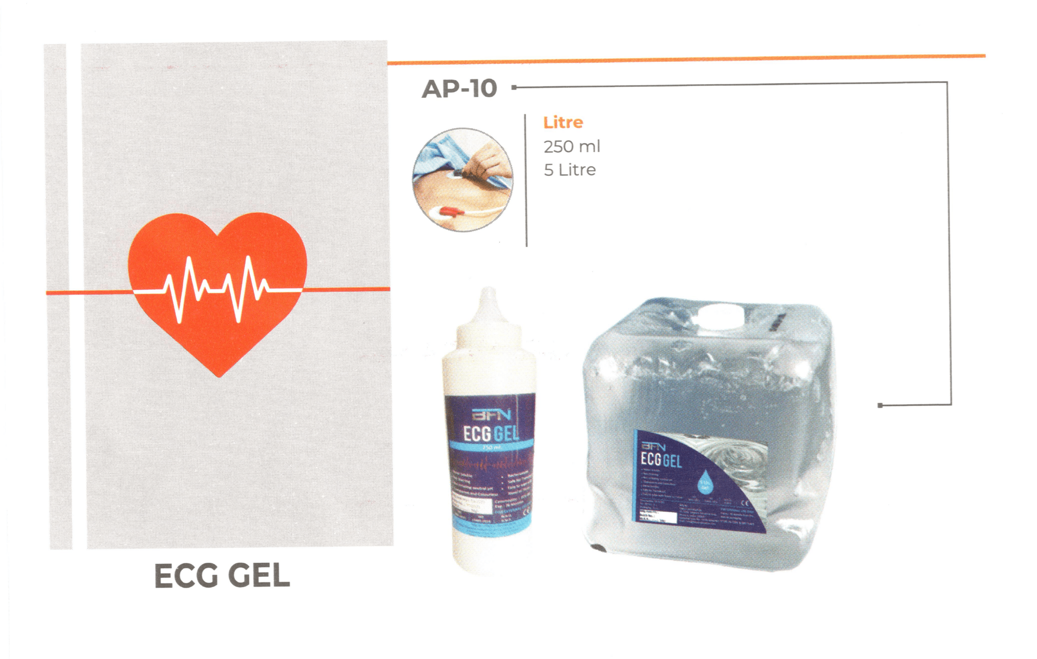BFN Build For Nurture ECG Gel - Global Surgicals