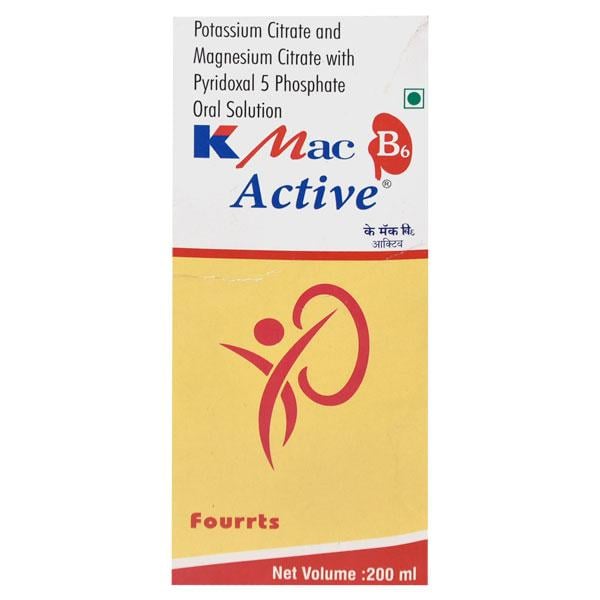 K Mac B6 Active Sugar Free Oral Solution 200ml