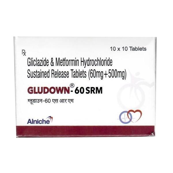 GLUDOWN 60 SRM Tablet 10's