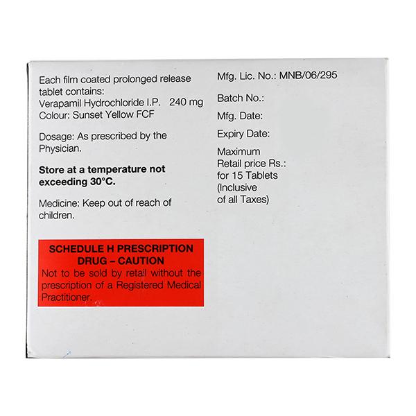 CALAPTIN 240 SR Tablet 15's