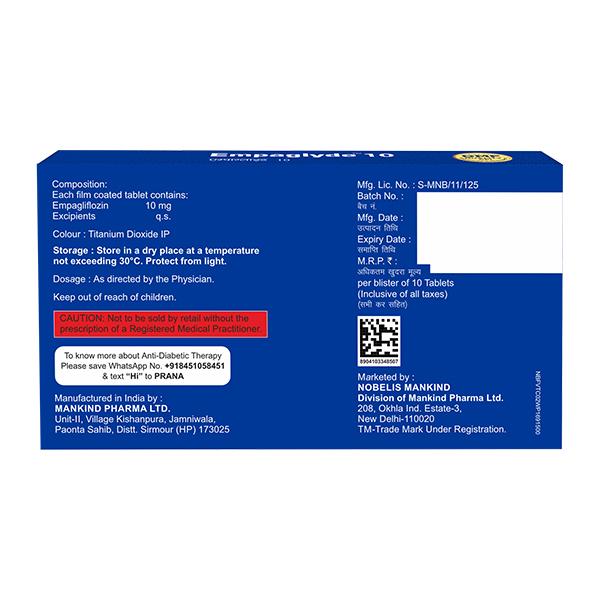 EMPAGLYDE 10 Tablet 10's