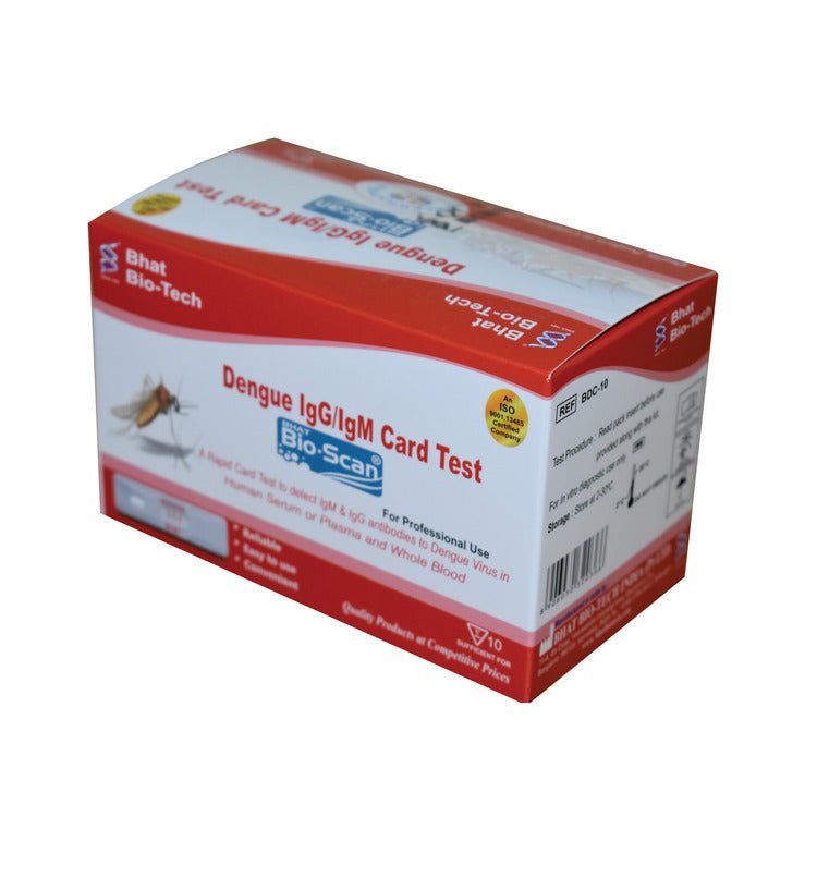 Bhat Bio - Scan Dengue IgG/IgM Rapid Card - Global Surgicals
