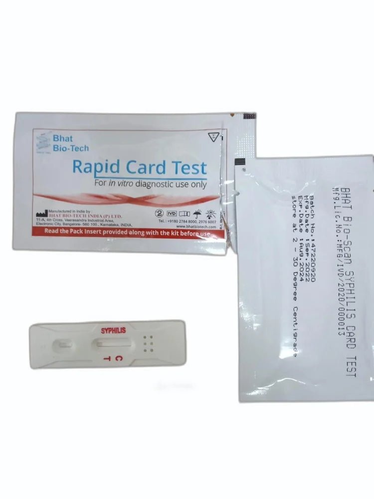 Bhat Bio - Scan Syphilis Rapid Card - Global Surgicals
