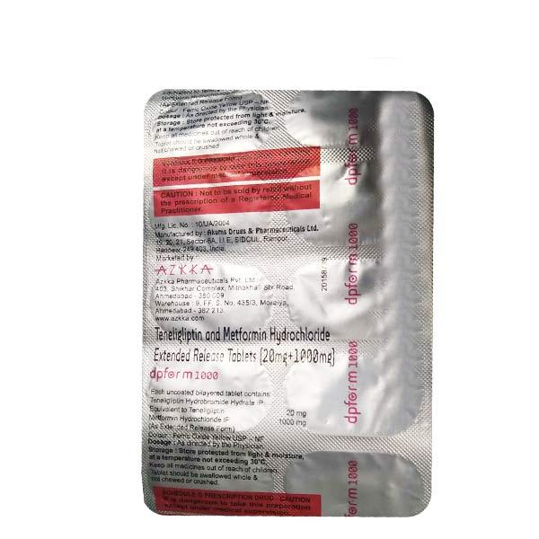 DPFOR M 1000mg Tablet 10's