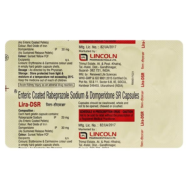 Lira Dsr Capsule 10's