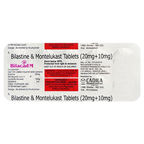 BILACAD M Tablet 10's - Global Surgicals