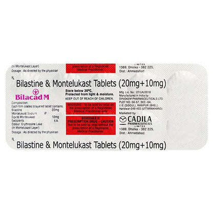 BILACAD M Tablet 10's - Global Surgicals