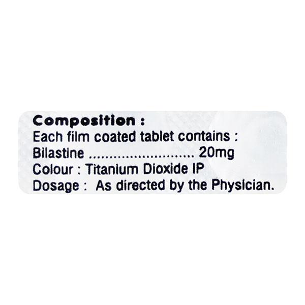 BILACALM Tablet 10's - Global Surgicals
