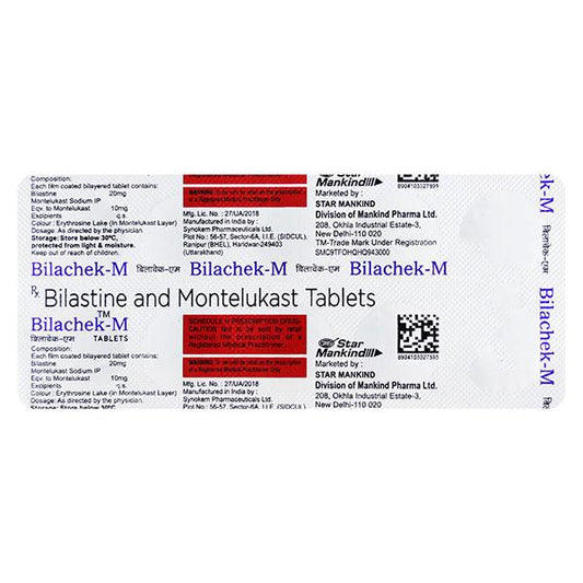 BILACHEK M Tablet 10's - Global Surgicals