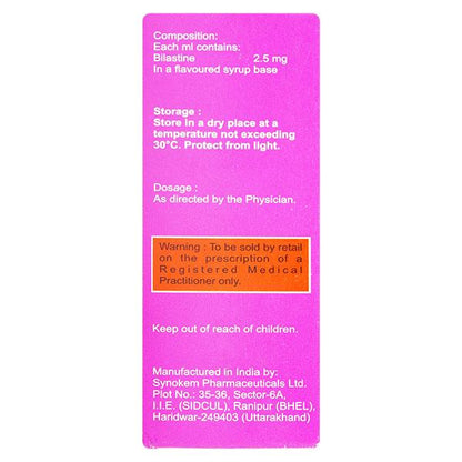 BILACHEK Syrup 60ml - Global Surgicals
