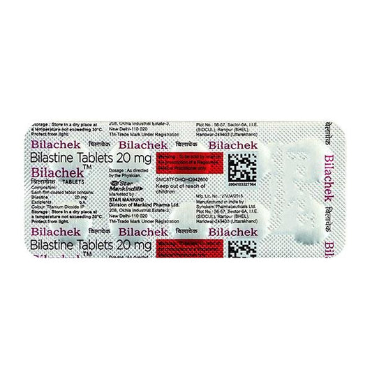BILACHEK Tablet 10's - Global Surgicals