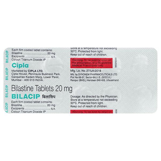 BILACIP Tablet 10's - Global Surgicals
