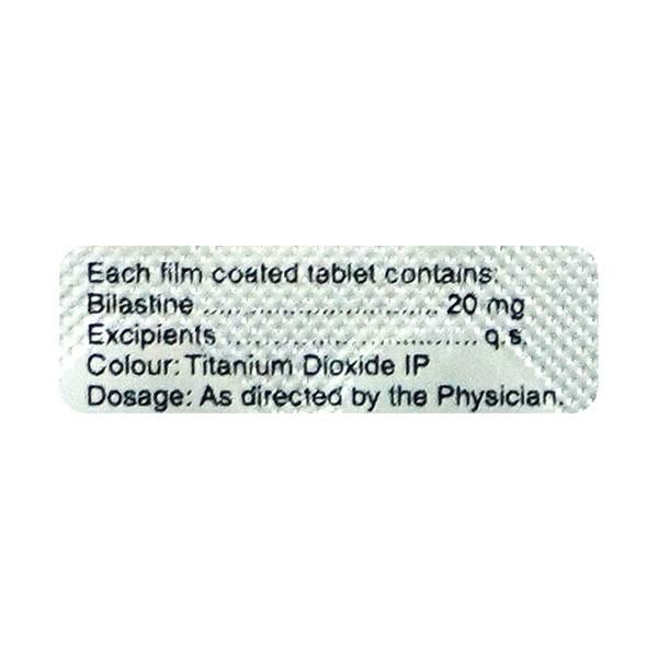 BILAFAV 20 Tablet 10's - Global Surgicals