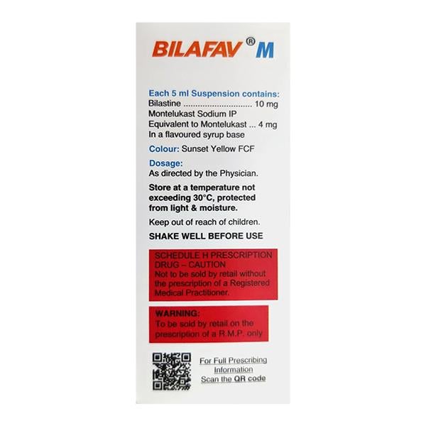 BILAFAV M Mango Flavour Suspension 60ml - Global Surgicals