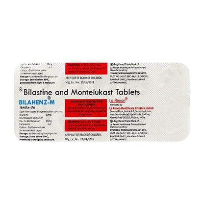 BILAHENZ M Tablet 10's - Global Surgicals