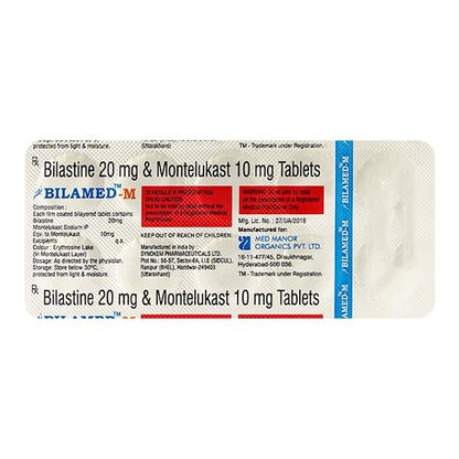 BILAMED M Tablet 10's - Global Surgicals