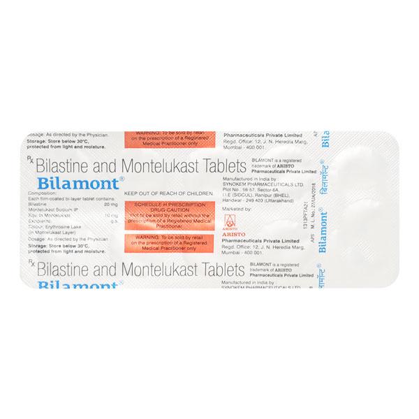 BILAMONT Tablet 10's - Global Surgicals