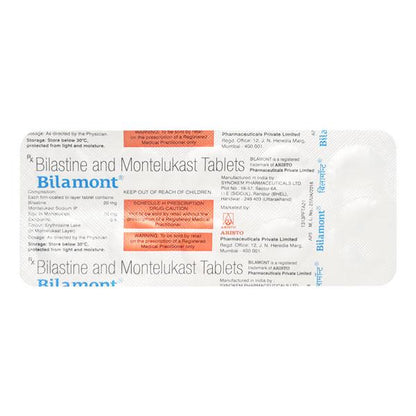 BILAMONT Tablet 10's - Global Surgicals