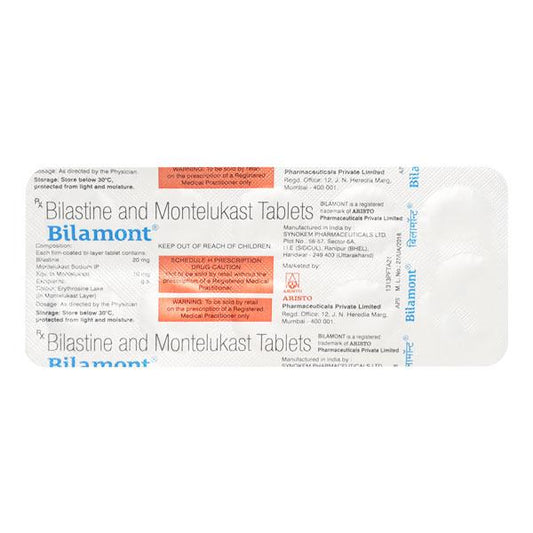 BILAMONT Tablet 10's - Global Surgicals