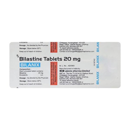BILANIX Tablet 10's - Global Surgicals