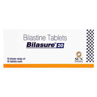 BILASURE 20mg Tablet 10's - Global Surgicals