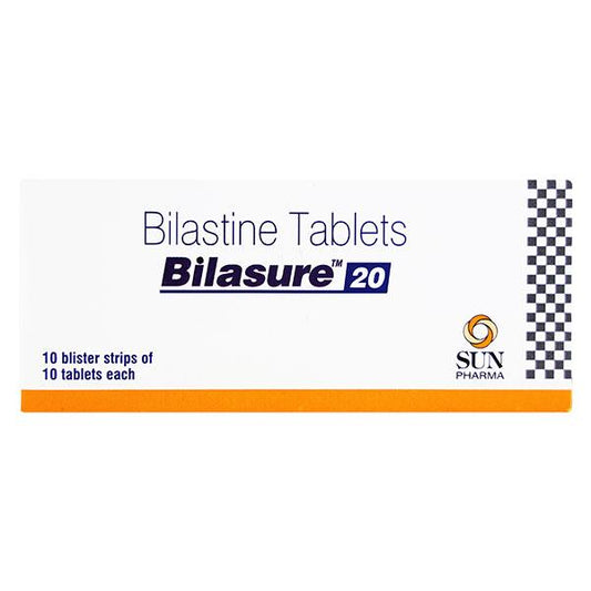 BILASURE 20mg Tablet 10's - Global Surgicals