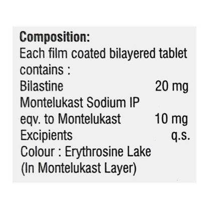BILATIS M Tablet 10's - Global Surgicals