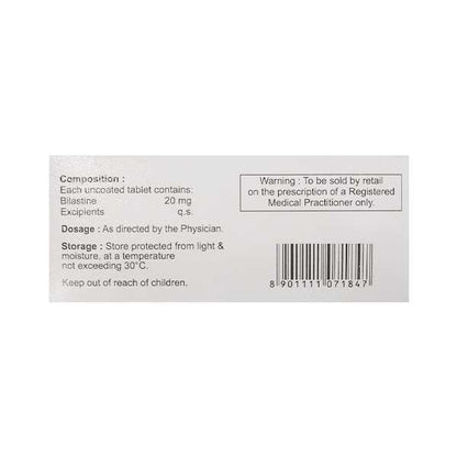 BILATOP 20 Tablet 10's - Global Surgicals