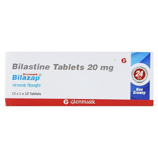 BILAZAP 20mg Tablet 10's - Global Surgicals