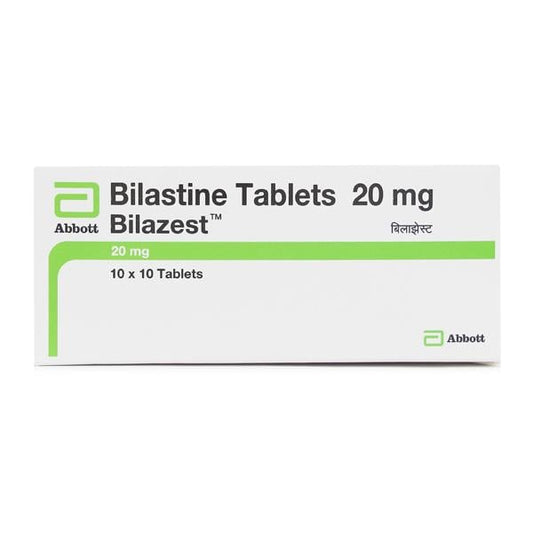 BILAZEST 20mg Tablet 10's - Global Surgicals