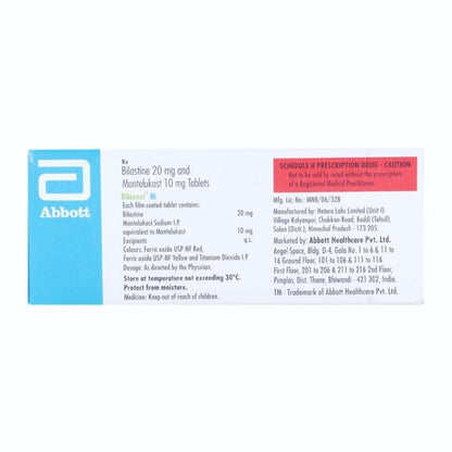 BILAZEST M Tablet 10's - Global Surgicals