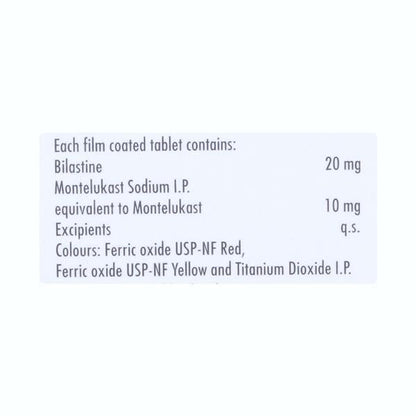 BILAZEST M Tablet 10's - Global Surgicals