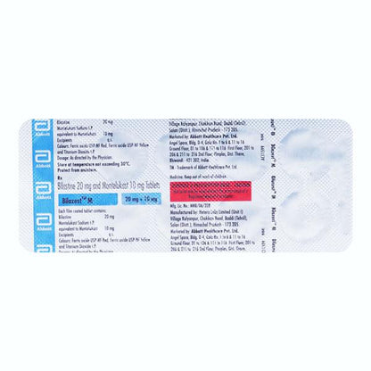 BILAZEST M Tablet 10's - Global Surgicals