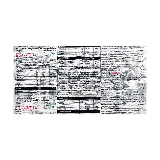 BILCOTIV Tablet 10's - Global Surgicals