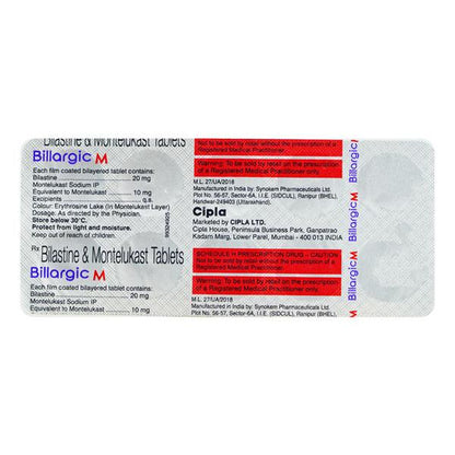 BILLARGIC M Tablet 10's - Global Surgicals