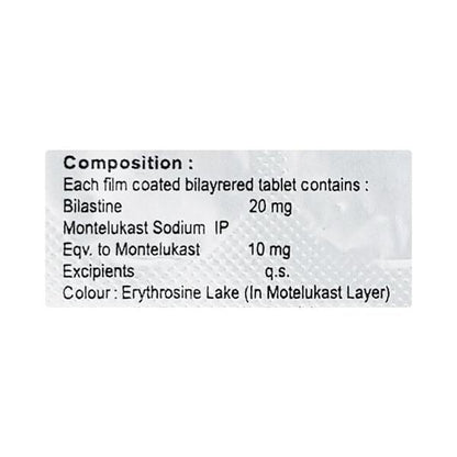 BILLASI M Tablet 10's - Global Surgicals