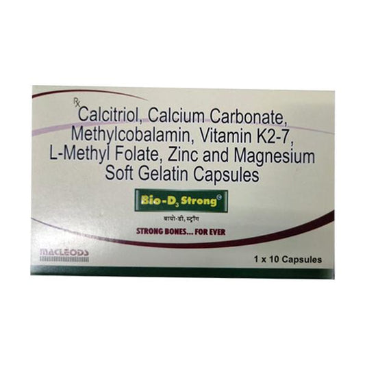 BIO D3 Strong Capsule 10'S - Global Surgicals