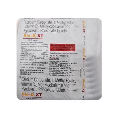 BIO D3 XT Tablet 15's - Global Surgicals