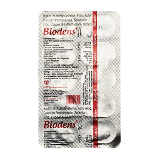 BIODENS (THERAPEUTIC) Tablet 10's - Global Surgicals