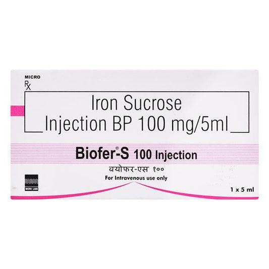 Biofer S 100mg Injection 5ml - Global Surgicals